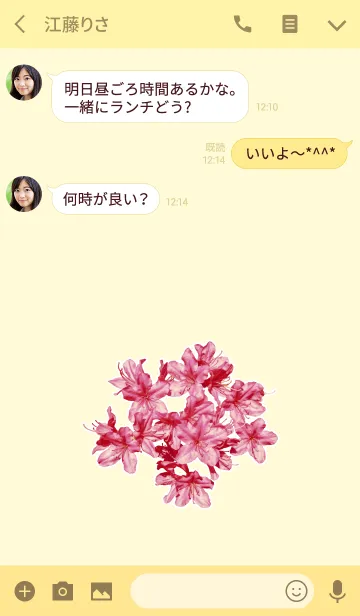 [LINE着せ替え] 皐月の花の画像3