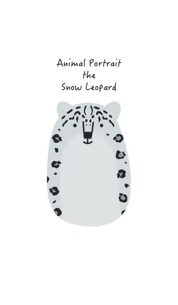 [LINE着せ替え] Animal Portrait - Snow Leopardの画像1