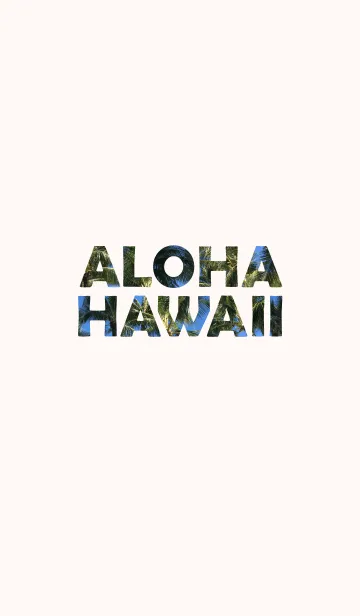 [LINE着せ替え] ALOHA HAWAII 3.の画像1