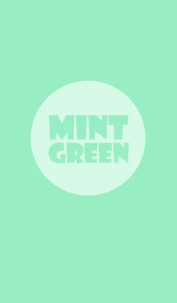 [LINE着せ替え] mint green theme v.2 (jp)の画像1