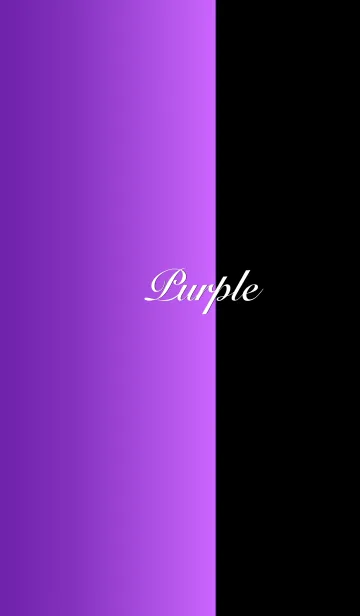 [LINE着せ替え] シンプル 紫と黒 ロゴ無し No.7-2の画像1