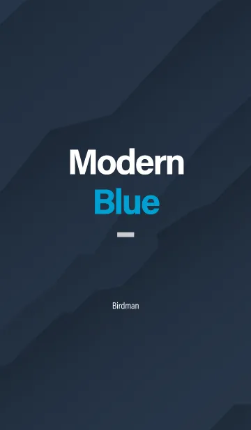 [LINE着せ替え] A Modern Blueの画像1