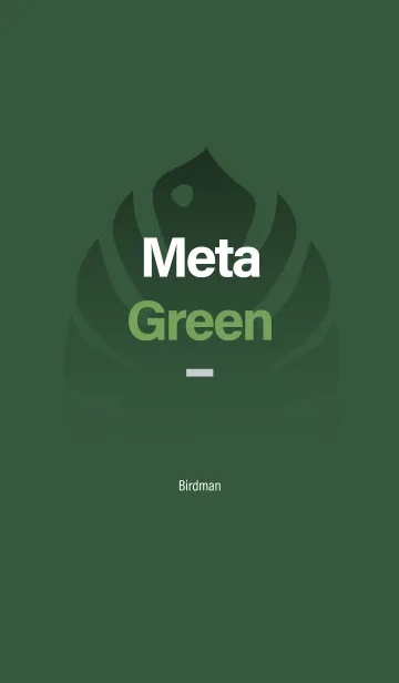 [LINE着せ替え] Meta Greenの画像1
