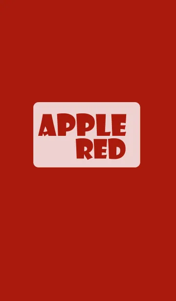 [LINE着せ替え] Simple Apple Red Theme Vr.1 (jp)の画像1