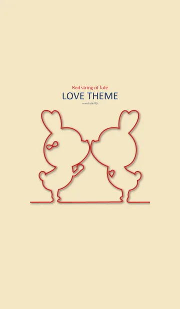 [LINE着せ替え] Red string of fate LOVE THEME 2.の画像1