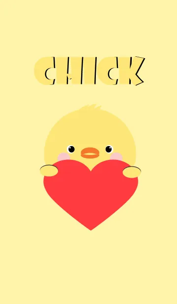 [LINE着せ替え] Cute Chick theme Vr.1 (jp)の画像1