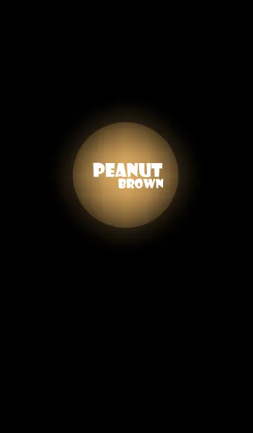[LINE着せ替え] Simple peanut brown Theme (jp)の画像1