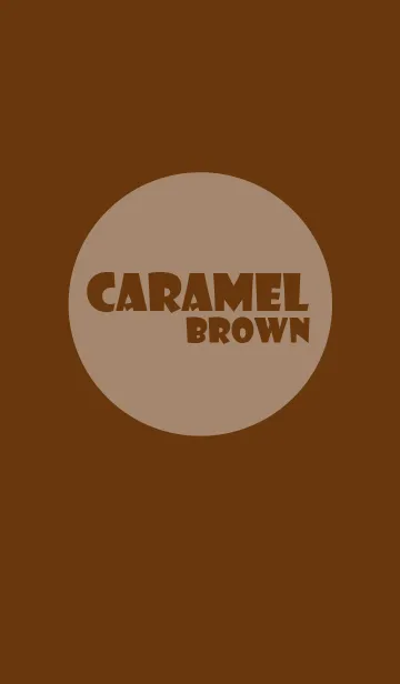 [LINE着せ替え] caramel brown theme V.2 (jp)の画像1
