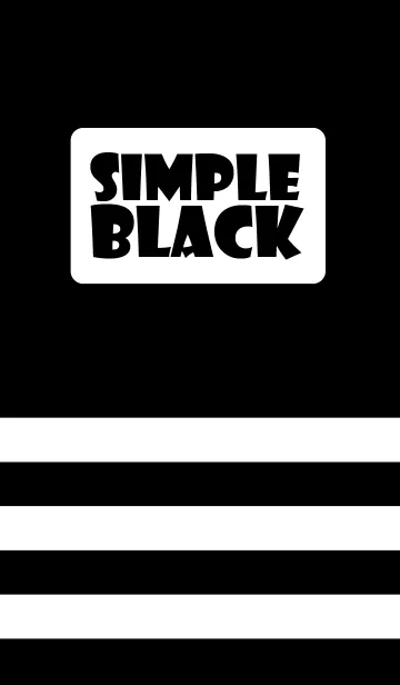 [LINE着せ替え] Simple White ＆ Black Theme (jp)の画像1