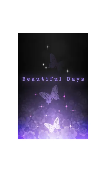 [LINE着せ替え] Beautiful Days Purpleの画像1