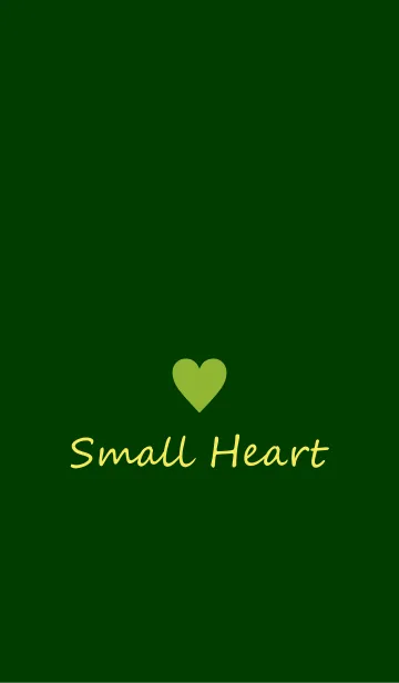 [LINE着せ替え] Small Heart *Green Tea 2*の画像1