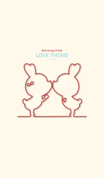 [LINE着せ替え] Red string of fate LOVE THEME 5.の画像1