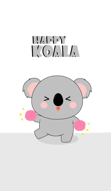 [LINE着せ替え] Happy Happy Koala Theme (jp)の画像1