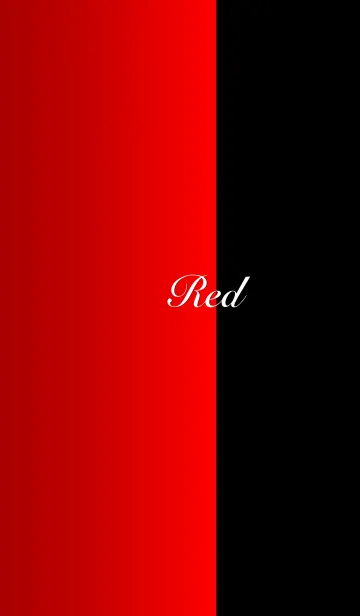 [LINE着せ替え] シンプル 赤と黒 ロゴ無し No.7-2の画像1