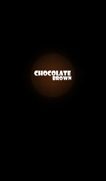 [LINE着せ替え] Simple chocolate brown Theme (jp)の画像1