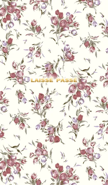 [LINE着せ替え] LAISSE PASSE -Tulip Bouquet-の画像1