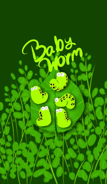 [LINE着せ替え] Baby wormの画像1