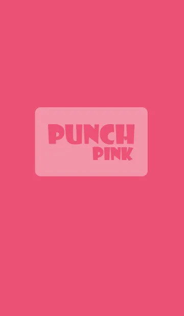 [LINE着せ替え] Punch Pink Theme (jp)の画像1