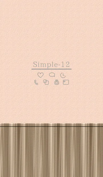 [LINE着せ替え] Simple 12の画像1