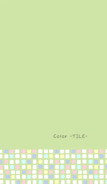 [LINE着せ替え] Color -TILE- 82の画像1