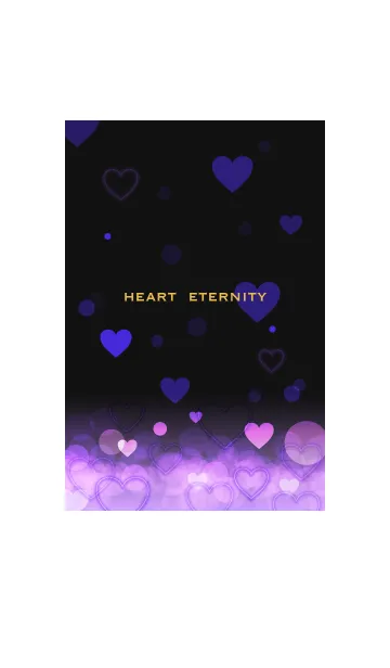 [LINE着せ替え] heart eternity violetの画像1