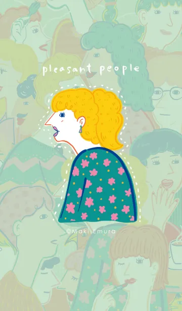 [LINE着せ替え] Pleasant people/愉快な人々の画像1