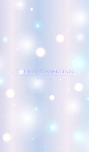 [LINE着せ替え] Purple Fluffy Sparkling -MEKYM- 2の画像1