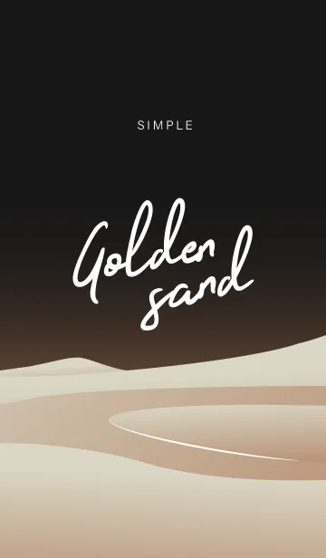 [LINE着せ替え] Golden Sandの画像1