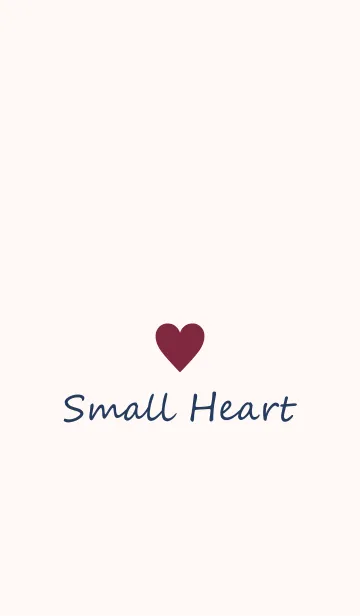 [LINE着せ替え] Small Heart *Winered 2*の画像1