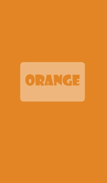[LINE着せ替え] Simple Orange theme v.1 (jp)の画像1