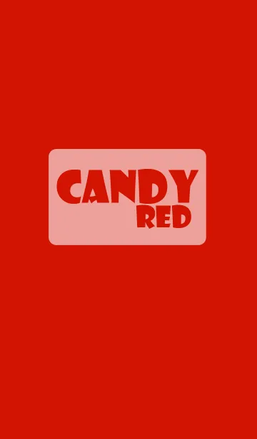 [LINE着せ替え] Candy Red Theme (jp)の画像1