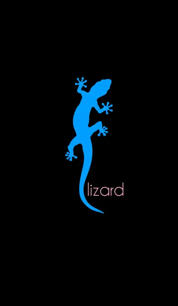 [LINE着せ替え] theme of a lizard. BLACK ＆ PINK 4.の画像1