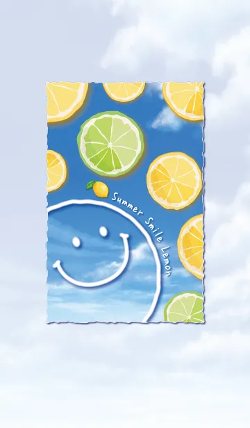 [LINE着せ替え] サマースマイルレモン♥の画像1