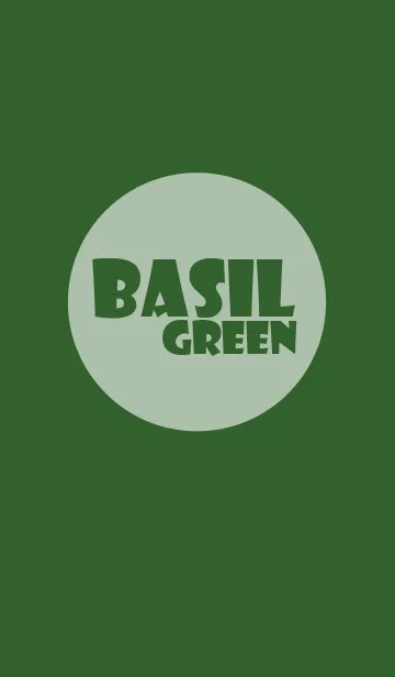 [LINE着せ替え] basil green Theme V.2 (jp)の画像1