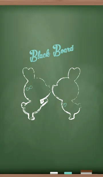 [LINE着せ替え] Black Board Love Version 10.の画像1