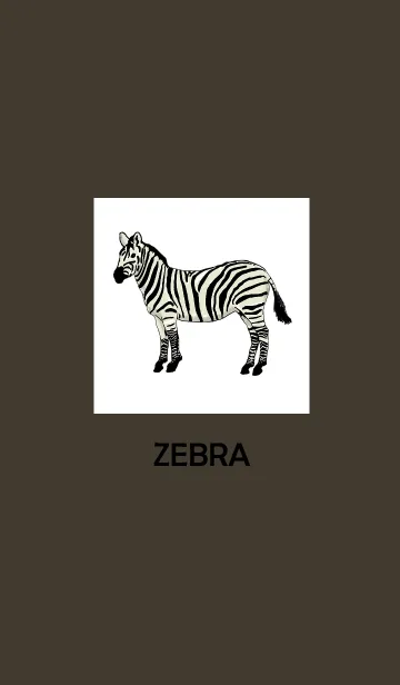 [LINE着せ替え] ZEBRA(シマウマ)の画像1