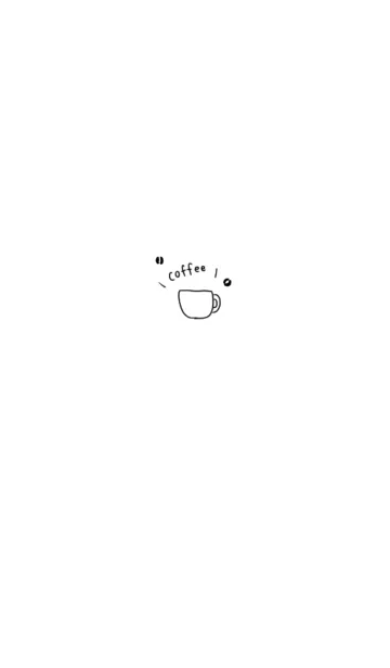 [LINE着せ替え] 大人シンプル。コーヒー。の画像1