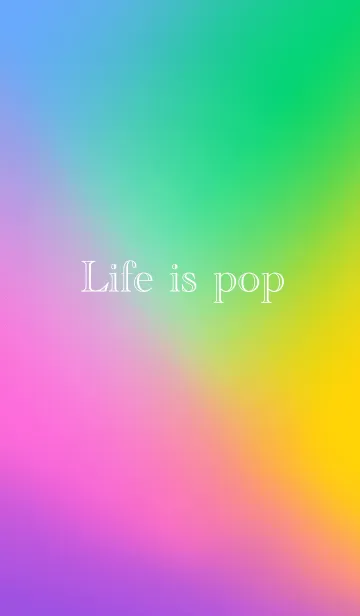 [LINE着せ替え] Life is pop7の画像1