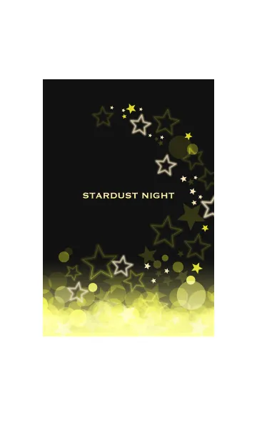 [LINE着せ替え] STARDUST NIGHT YELLOW -星屑の夜-の画像1