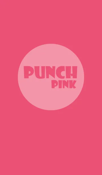 [LINE着せ替え] Punch pink theme v.2 (jp)の画像1