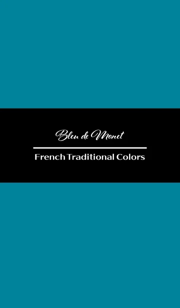 [LINE着せ替え] Bleu de Monet -French Trad colors-の画像1