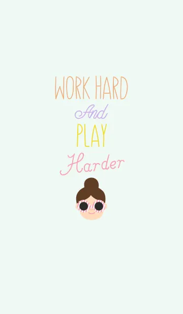 [LINE着せ替え] Work Hard Play Harderの画像1
