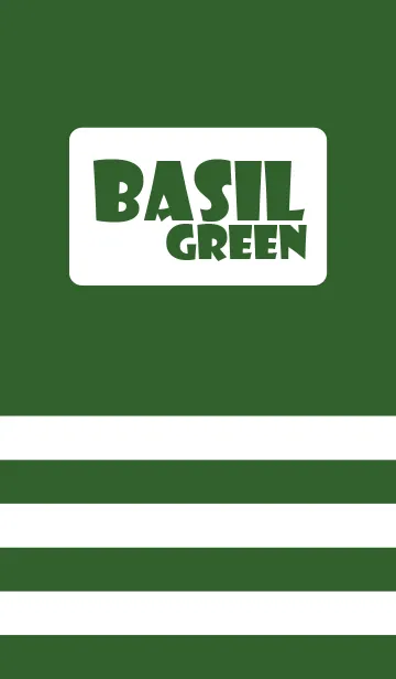 [LINE着せ替え] Simple White ＆ Basil green Theme (jp)の画像1