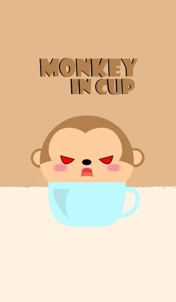 [LINE着せ替え] Monkey in Cup Theme (jp)の画像1