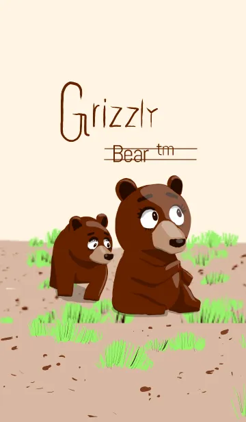 [LINE着せ替え] Grizzly Bear tmの画像1