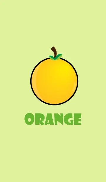 [LINE着せ替え] Cute orange 2の画像1