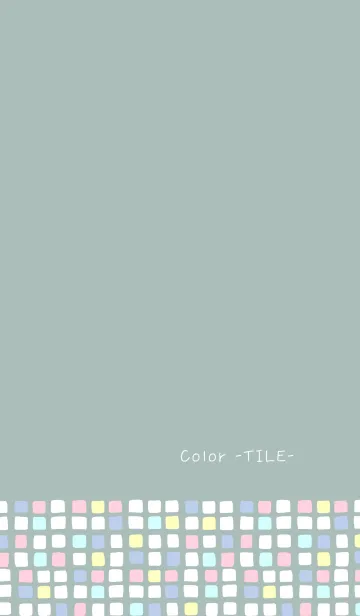 [LINE着せ替え] Color -TILE- 84の画像1