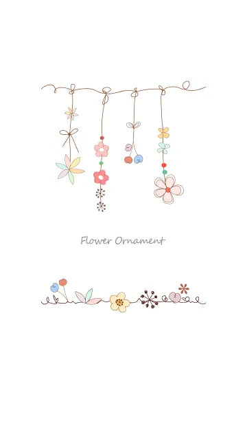 [LINE着せ替え] artwork_Flower Ornament2の画像1