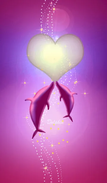[LINE着せ替え] 恋愛成就★ピンクイルカの世界*第⑳章の画像1