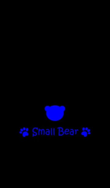 [LINE着せ替え] Small Bear *VIVIDBLUE*の画像1